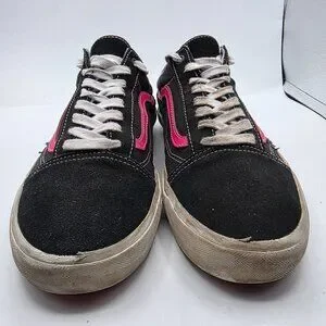 Vans BMX Old Skool Mens Size 12 Black Neon Pink Sneaker Shoes Casual Outdoors Vans | Shoes | Vans Bmx Old Skool Mens Size 2 Black Neon  main image 2